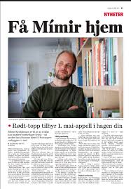 Mímir kristjánsson trakk fullt hus da han presenterte sin bok frihet, likhet, island på sølvberget i februar 2016. Mimir Kristjansson Mimirk Twitter