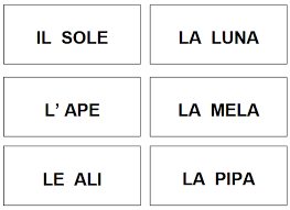 Ulteriori schede di immagini con. La Scatola Delle Parole Attivita Per Apprendere A Leggere Parole Bisillabe Bianco Sul Nero