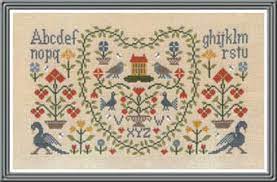Chart a favorite saying or stitch an alphabet sampler. Jardin Prive New Antique Sampler Cross Stitch Pattern 123stitch