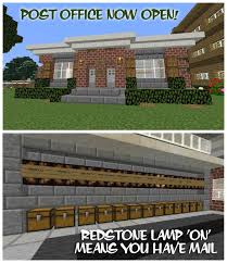 Cute Little Post Office Minecraft Castle Minecraft Architecture Minecraft Shops