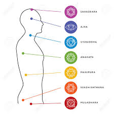 Chakra System Of Human Body Chart Seven Chakra Symbols Location