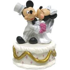 Mickey Minnie Disney Wedding Cake Topper Figurine Disney Wedding Cake Toppers Wedding Cake Topper Figurines Mickey And Minnie Wedding