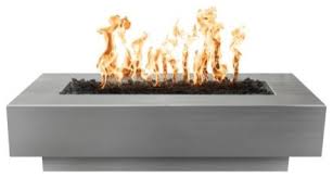 Only wood, charcoal or paper products may be used as fuel. Coronado 48 X28 Stainless Steel Fire Pit With Electronic Ignition Contemporary Fire Pits By Shop Chimney