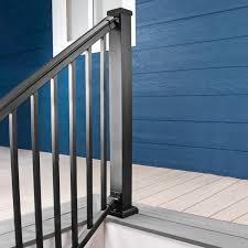 Our aluminum marine stair can be easily carried and installed by two individuals. Adjustable Aluminum Stair Railing Kit Afco Pro Decksdirect