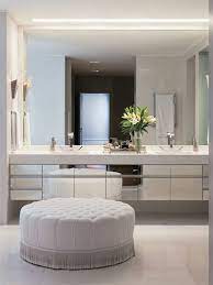 Homfa wall mirror bathroom vanity mirror makeup mirror framed mirror with shelf hanging for home multipurpose white. 30 Cool Ideas To Use Big Mirrors In Your Bathroom Digsdigs