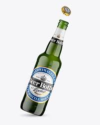 Download Green Glass Lager Beer Bottle Mockup Exclusive Mockups