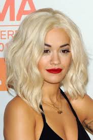 Rita Ora Blonde Hair Google Search Hair Inspiration Color Mid Length Hair Stylish Hair Colors