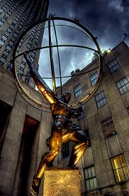 Men With Hats Comments Atlas Sculpture New York City Atlas Shrugged