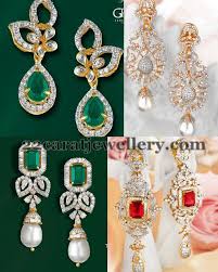 Jewellery Designs Latest Designer Diamond Earrings Diamond Earrings Design Beautiful Jewelry Jewelry Design