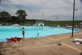 Take a dip in our sparkling swimming pool near sugar land! Swimming Pool And Bathhouse Macon Mo Living New Deal