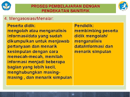Proses pembelajaran dapat dipadankan dengan suatu proses ilmiah, karenanya kurikulum 2013 mengamanatkan esensi. Pembelajaran Dengan Pendekatan Saintifik Kementerian Pendidikan Dan Kebudayaan
