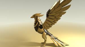 3d Mechanical Phoenix Model Phoenix Animal Low Poly Models 3d Model