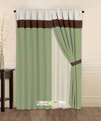 These valances are made with more fabric then tailored. Achim Valance Gramercy Sage Green 56 X 14 Kitchen Curtain 7 07 Picclick Uk
