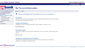 Go to us bank access online login page via official link below. 2