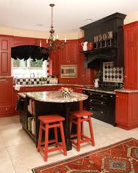 baltimore red birch cabinets kitchen