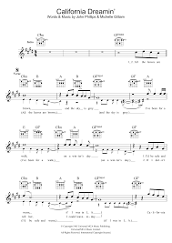 E am stopped in to a church. California Dreamin Sheet Music The Mamas The Papas Lead Sheet Fake Book