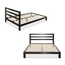 Platform 2000h Metal Bed Frame Mattress Foundation With Headboard Zinus Bettgestell Aus Metall Kopfteil Bett Bett Ideen
