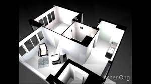 So, if you're planning to build a house here, there are a few things you need to know before you get hdb 2 room bto for singles. 2 Room Hdb Flat 2 Room Studio Apartment 2sa Model Floor Plan Typicial Layout 3d Youtube