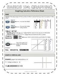 Graphing Functions Calculator Reference By Algebra And Beyond Teachers Pay Teachers Graphing Functions Graphing Quadratics