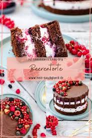 Beerentorte Mit Schokoboden Rezept Mein Naschgluck Rezept Beerentorte Beeren Torte Tropfkuchen