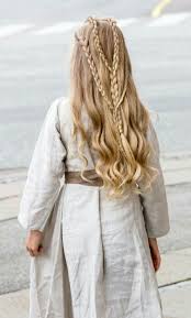 Viking Braided Hairstyle By Annette Collins Medieval Hairstyles Braided Hairstyles Viking Hair