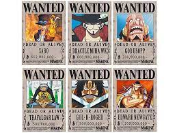 Real Listic One Piece Wanted Poster 28 5cm 19 5cm New Version Zorro Luffy 1 5 Billion A Set Of 24 In 2021 Poster Wall Art Luffy Poster