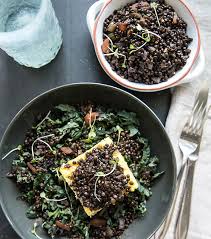 Heat a grill pan over high heat until hot. Braised Lentils Over Grilled Polenta Whats Cooking Good Looking