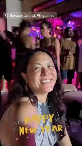 Ringing in the new year at a club in Boracay! May 2025 be filled with joy,  good health and fortune! #happynewyear