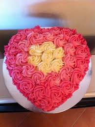 Love Heart Shape Birthday Cake Design Pin By Kelly Mcwhinney On Cake Creations First Birthday Cakes Heart Shaped Birthday Cake Cake Creations