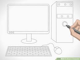 4 Ways To Draw A Computer Wikihow
