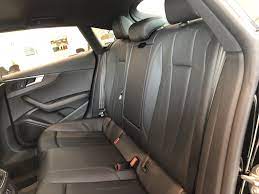 View Of The Rear Seating Bench On The 2018 Audi A5 With Black Interior Leather Standard Vehicle Available At Audi Of Bridgewate Used Luxury Cars Audi A5 Audi