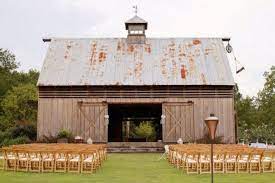Rustic Outdoors Southside Wedding Real Bride Barn Wedding Barn Venue Barn Ceremony