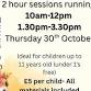 October Half Term event image