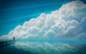 Hd wallpapers and background images. Blue Anime Wallpapers Group 68