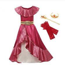 Who else is excited for the elena of avalor special coronation movie event, sunday 8/23 at 7p on #disneyjunior? Fille Elena D Avalor Aventure Habiller Enfants Ete Princesse Cosplay Costume Filles Sans Manches Volants Robe Classique Rose Cdiscount Pret A Porter