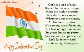 Special Happy Independence Day Poems In English India Indianindependenceday 15thaugust India Happy Independence Day Quotes Poems In English Patriotic Poems