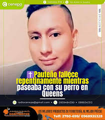 La comunidad de Paute y los ecuatorianos en Nueva York están de luto.  Ricardo Orellana, conocido cariñosamente como Aguinaga, falleció de manera  repentina la tarde del 1 de septiembre de 2025, mientras
