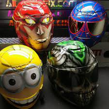 Pin On Airbrushed Motorcycle Helmets