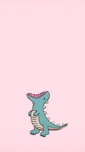 W 52cm x l 10m repeat size: Cute Dino Wallpapers Top Free Cute Dino Backgrounds Wallpaperaccess