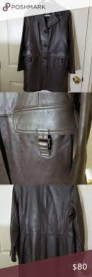 Lnr For Nordstrom Brown Leather Coat Size Ps Brown Leather Coat Leather Coat Nordstrom Jackets