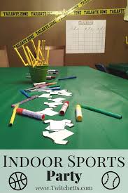 Birthday Party Games For 4 Year Olds Indoors An Indoor Sports Party For My Birthday Boy Twitchetts Sports Birthday Party Sports Themed Birthday Party Sports Themed Party