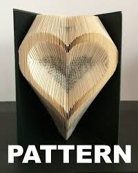 Book Folding Pattern Love Heart Free Instructions Book Folding Book Folding Patterns Book Folding Patterns Free