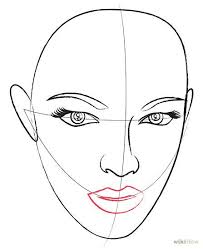 In this human body drawing tutorial, you'll learn basic human body outline drawing techniques. How To Draw A Human Head Lips Drawing Face Drawing Drawings