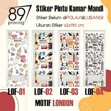 Jual Stiker Pintu Kamar Mandi