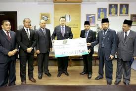 Tabung haji ialah singkatan bagi 'lembaga urusan dan tabung haji' (luth) malaysia yang peranan asalnya menguruskan perjalanan jemaahhaji dari malaysia pergi ke makkah setiap tahun. Th Serah Zakat Perniagaan Terengganu Tabung Haji