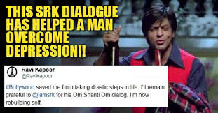 This Dialog Of Srk Helped A Man Overcome Depression Thus Saved His Life Rvcj Media Worldwide shipping available at society6.com. srk helped a man overcome depression