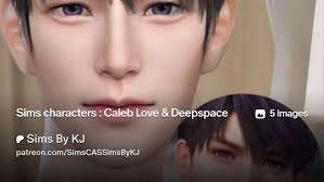 Sims characters : Caleb Love & Deepspace