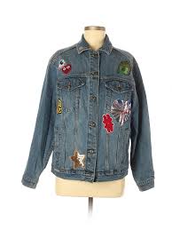 Details About Sneak Peek Women Blue Denim Jacket M