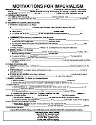 Various motives prompt empires to seek to expand their rule over other countries or territories. World Unit 10 Lesson 5 Motivations For Imperialism Guided Notes