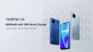 Features 6.5″ display, mediatek helio g35 chipset, 6000 mah battery, 128 gb storage, 4 gb ram, corning gorilla glass. Realme C15 With 6 000mah Battery Quad Rear Cameras To Launch On July 28 Technology News